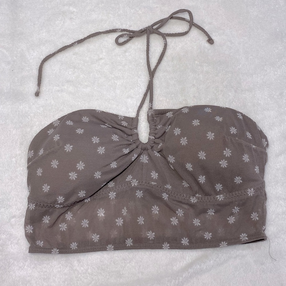 Hollister mesh halter bralette